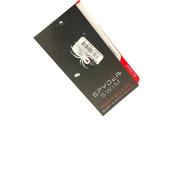 SPYDER Men's Black Patterned Swim Rash Guard T Shirt Sz M NEW NWT - Picture 3 of 8